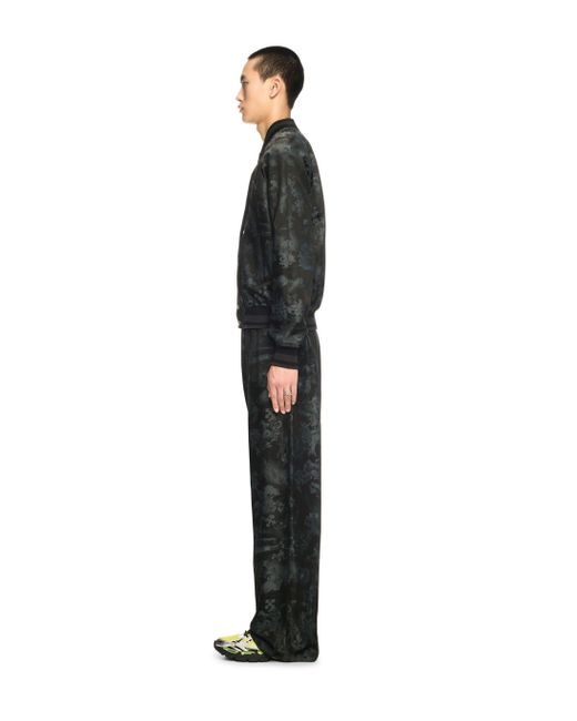 Off-White c/o Virgil Abloh Fresco Souvenir Varsity Jacket in Green für Herren