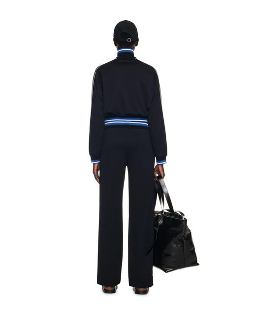Off-White c/o Virgil Abloh Blue Printed Straight Track Pants