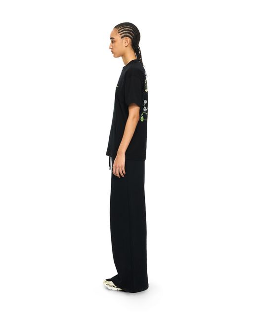 Off-White c/o Virgil Abloh Black Arrow Leaves T-Shirt