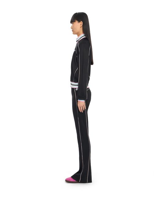 Off-White c/o Virgil Abloh Black Fluid Track Slim Pants