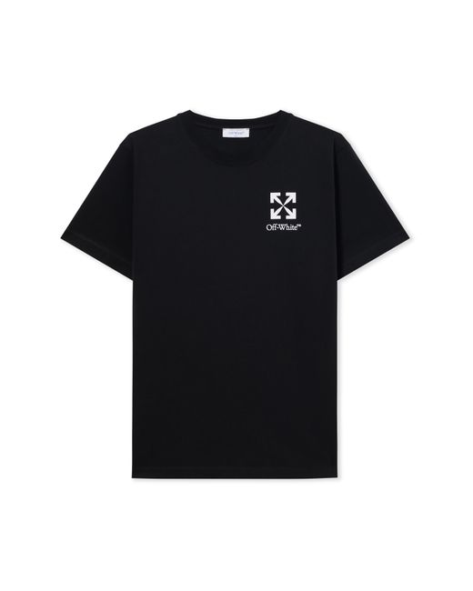 Off-White c/o Virgil Abloh Black Small Arrow Slim Logo T-Shirt for men