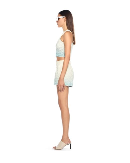 Off-White c/o Virgil Abloh White Terry Gradient Knit Tank Top
