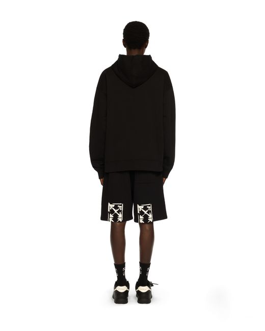 Off-White c/o Virgil Abloh Black Small Arrow Skate Hoodie for men