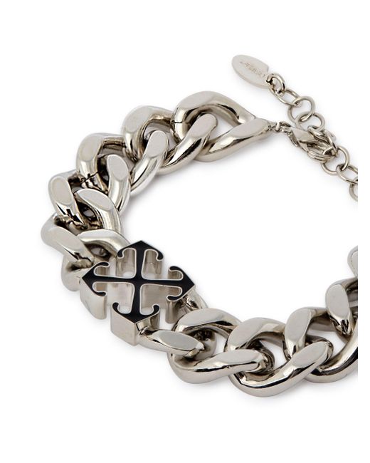 Off-White c/o Virgil Abloh Metallic Enamel Arrow Chain Bracelet for men
