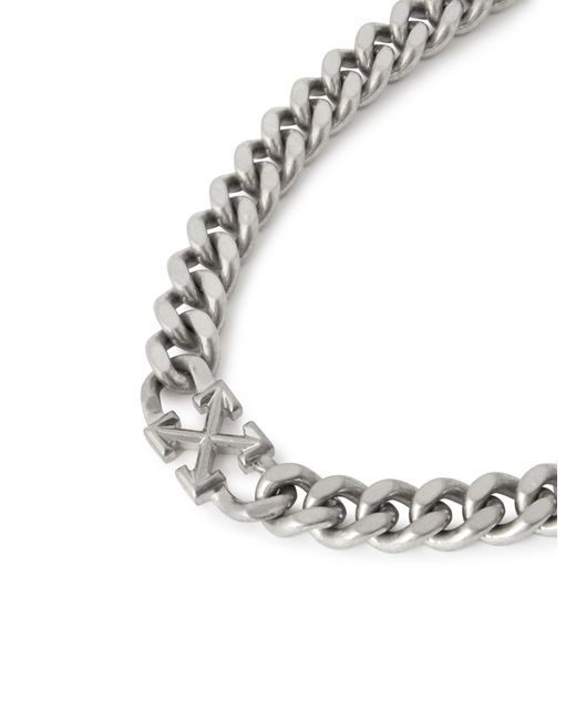 Off-White c/o Virgil Abloh Black Arrow Chain Necklace for men