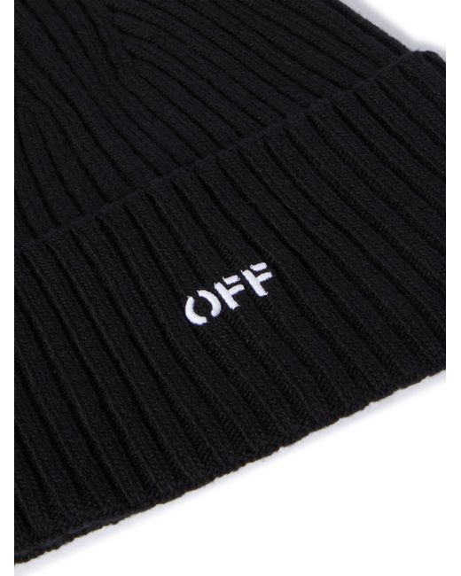 Off-White c/o Virgil Abloh Black Stamp Loose Beanie