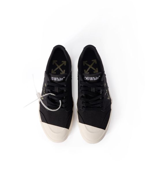 Off-White c/o Virgil Abloh Black Vulcanized Undercut Sneakers for men