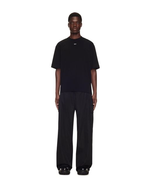 Off-White c/o Virgil Abloh Black Ow Emb Nyl Cargo Pant for men