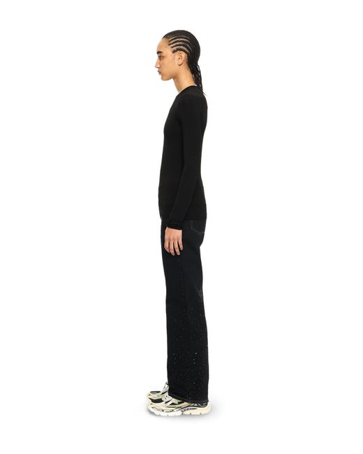 Off-White c/o Virgil Abloh Black Ow X Swarovski Second Skin Crewneck