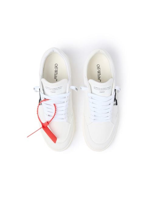 Off-White c/o Virgil Abloh White Vulcanized Low Sneakers for men