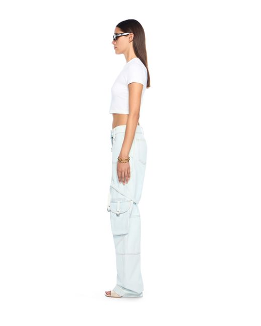 Off-White c/o Virgil Abloh White Cargo Denim Pants