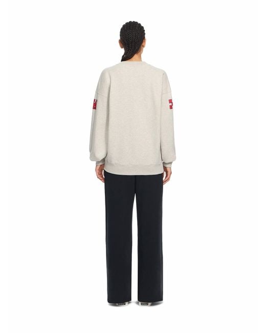Off-White c/o Virgil Abloh White Off College Oversized Crewneck