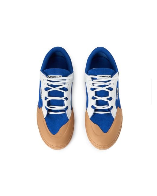 Off-White c/o Virgil Abloh Blue Vulcanized 779 Suede Sneakers for men