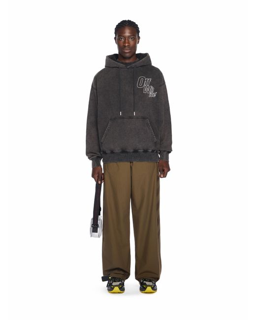 Off-White c/o Virgil Abloh Black Outline Arrow Skate Hoodie for men