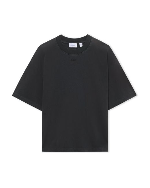 Off-White c/o Virgil Abloh Black Laundry Off Stamp Skate T-Shirt