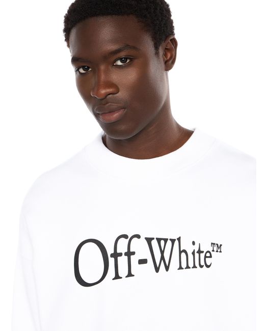 Off-White c/o Virgil Abloh White Run Arrow Skate Crewneck Sweatshirt for men