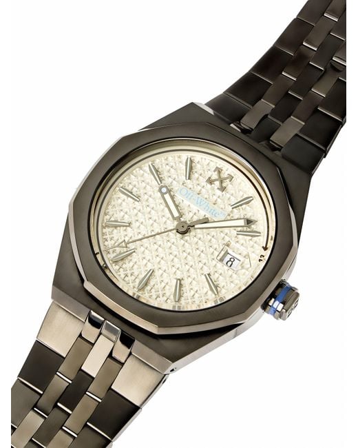 Off-White c/o Virgil Abloh Metallic "Signal" Watch for men