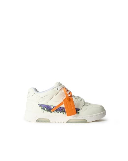 Off-White c/o Virgil Abloh White Out Of Office “For Walking” Art Sneakers for men