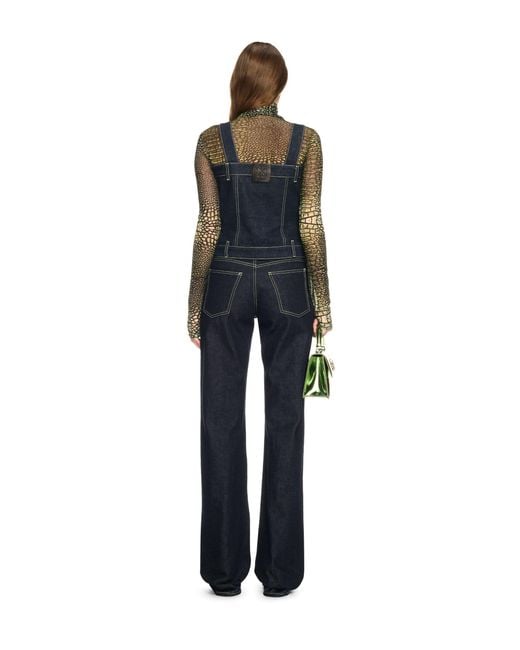 Off-White c/o Virgil Abloh Blue Denim Corset Top