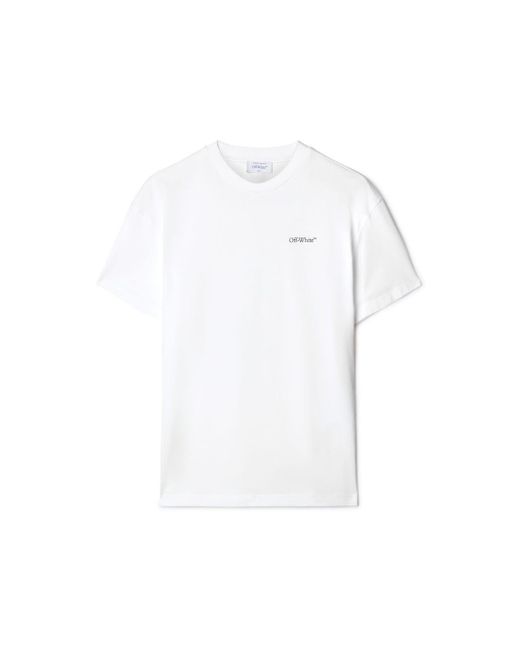 T-shirt con motivo Arrow X-ray di Off-White c/o Virgil Abloh in White