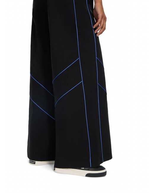 Off-White c/o Virgil Abloh Blue Logoband Nylon Pants
