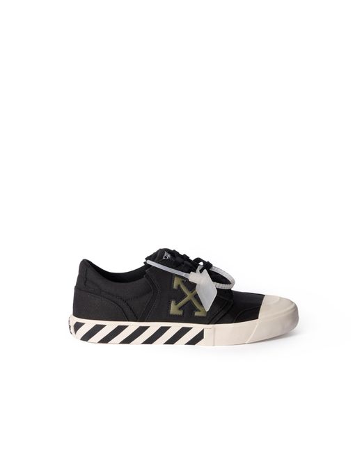 Off-White c/o Virgil Abloh Black Vulcanized Undercut Sneakers for men