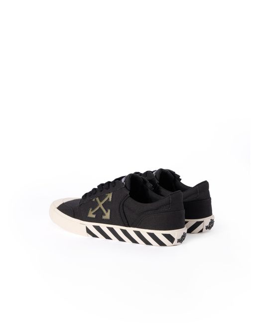 Off-White c/o Virgil Abloh Black Vulcanized Undercut Sneakers for men