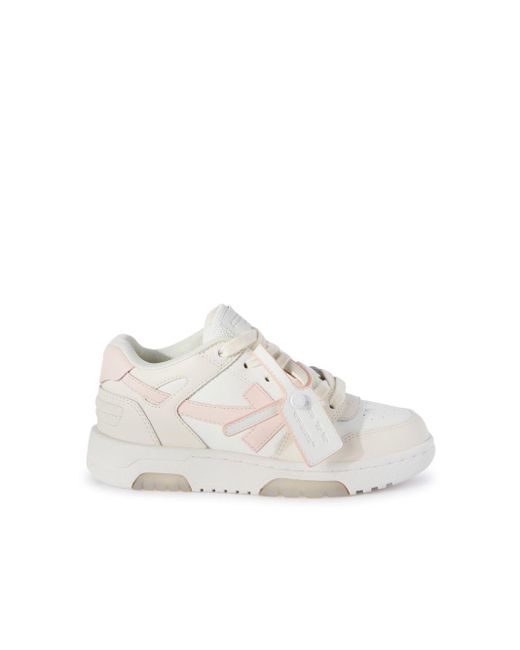 Sneakers Out of Office Bianco Panna/Rosa di Off-White c/o Virgil Abloh in White