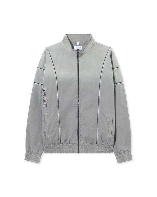 Off-White c/o Virgil Abloh Gray Offline Gradient Tracktop for men