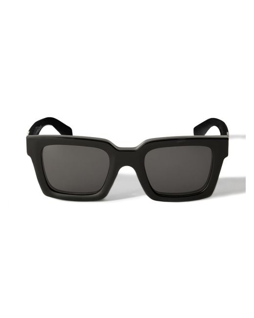 Off-White c/o Virgil Abloh Black Clip On Dark Lens Sunglasses