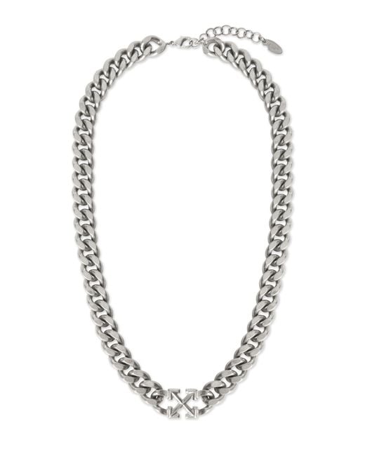 Off-White c/o Virgil Abloh Black Arrow Chain Necklace for men