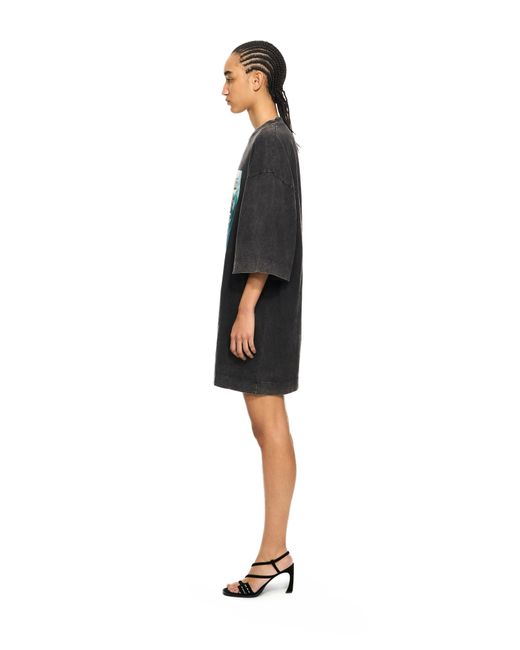 Off-White c/o Virgil Abloh Black Over T-Shirt Dress