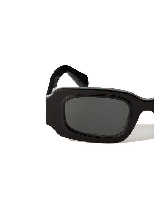 Off-White c/o Virgil Abloh Black Olympia Smoke Lens Sunglasses