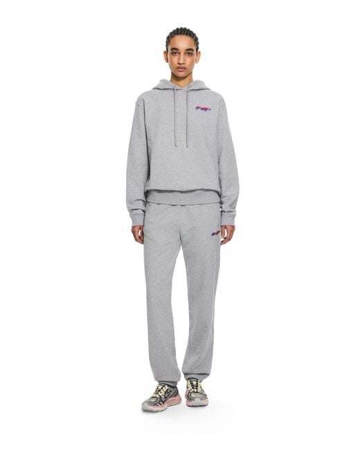 Off-White c/o Virgil Abloh Gray Off- Shadow Cuff Sweatpants