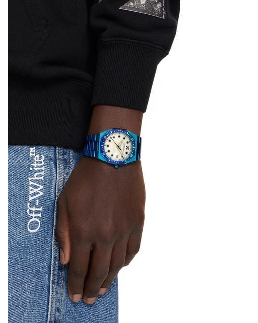 Off-White c/o Virgil Abloh Blue "Dry Mode" Watch for men
