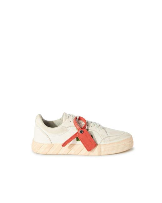 Off-White c/o Virgil Abloh Leather Vulcanized Low-top Sneakers in Pink for  Men