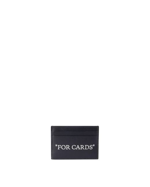 Off-White c/o Virgil Abloh White Quote Card Case for men