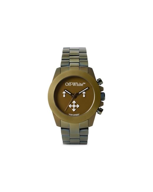 Off-White c/o Virgil Abloh Green "Reset" Watch for men