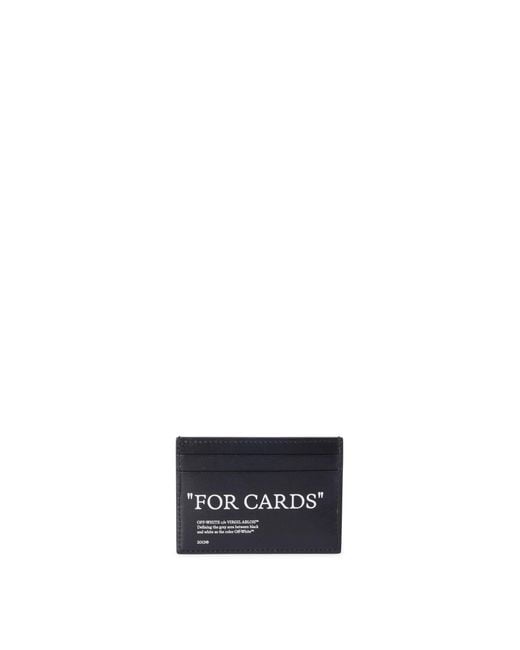 Off-White c/o Virgil Abloh White Quote Card Case for men