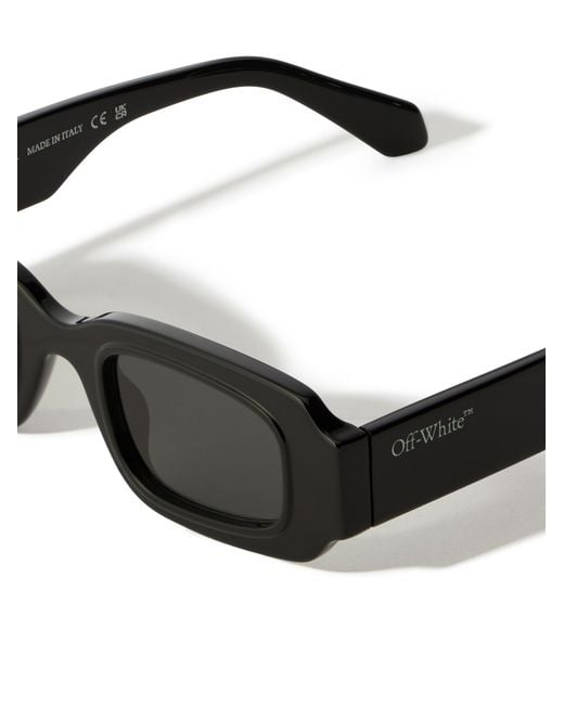 Off-White c/o Virgil Abloh Black Olympia Smoke Lens Sunglasses