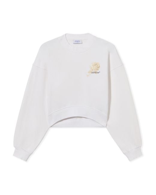Off-White c/o Virgil Abloh White Roses Arrows Sweatshirt