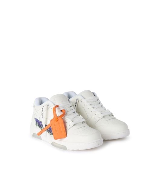 Off-White c/o Virgil Abloh White Out Of Office “For Walking” Art Sneakers for men