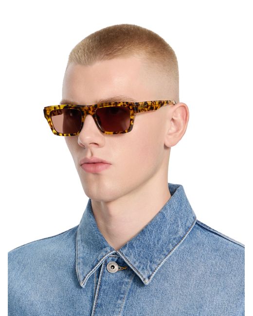 Off-White c/o Virgil Abloh Blue Flint Lens Sunglasses