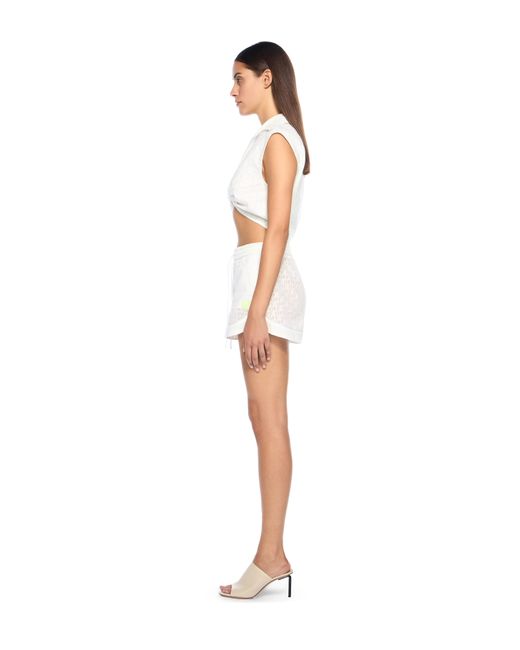 Off-White c/o Virgil Abloh White Off Stamp Sleeveless Shirt