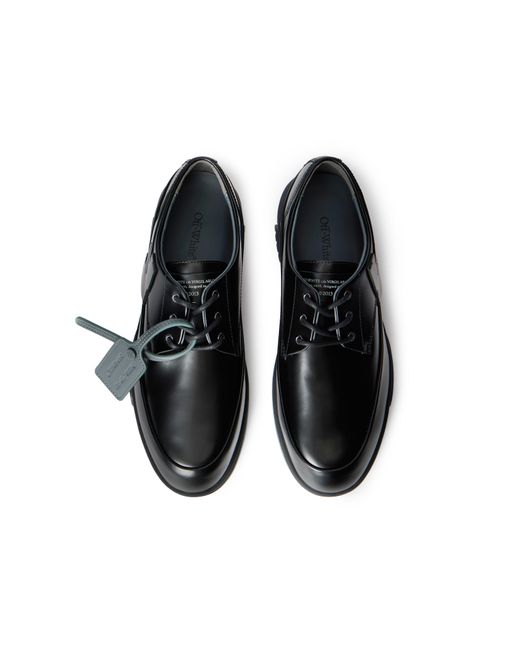 Off-White c/o Virgil Abloh Green Derby Leather Shoes for men