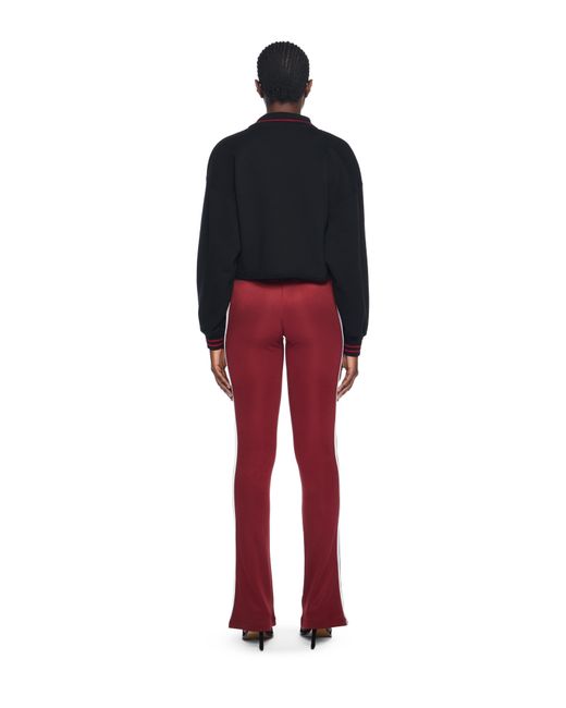 Off-White c/o Virgil Abloh Black Sporty Crop Polo Logo Sweatshirt