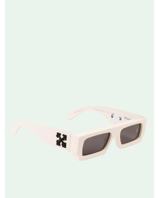 Gafas de sol con logo Arrows Off-White c/o Virgil Abloh de hombre de color White