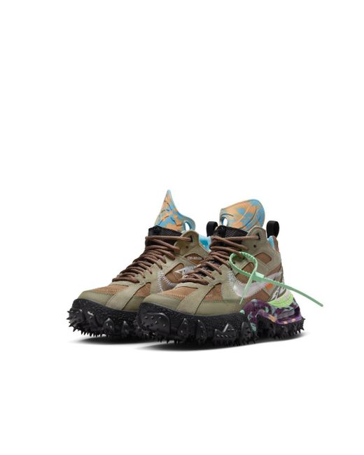 NIKE X OFF-WHITE Multicolor Air Terra Forma "archaeo Brown" Sneakers