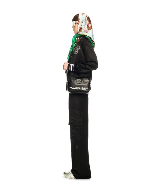 Off-White c/o Virgil Abloh Black Jitney Quote Camera Bag