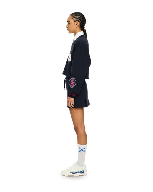 Off-White c/o Virgil Abloh Blue Royal Patch Sweatskirt